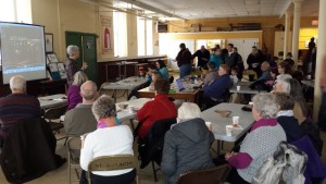 About 75 people attended our annual Lenten potluck