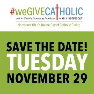 #WeGiveCatholic Save the Date Tuesday. November 29